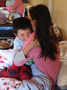 mother's day hug